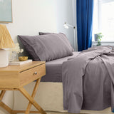 Royal Comfort - Balmain 1000TC Bamboo cotton Sheet Sets (King) - Dove - Front View