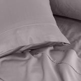 Royal Comfort - Balmain 1000TC Bamboo cotton Sheet Sets (Double) - Dove - Top-Down View