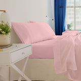 Royal Comfort - Balmain 1000TC Bamboo cotton Sheet Sets (King) - Blush - Front View