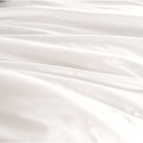 Royal Comfort - Balmain 1000TC Bamboo cotton Quilt Cover Sets (Queen) - White - Side View