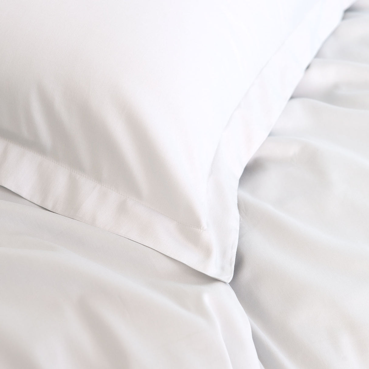 Royal Comfort - Balmain 1000TC Bamboo cotton Quilt Cover Sets (Queen) - White-1951134823074631684