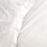 Royal Comfort - Balmain 1000TC Bamboo cotton Quilt Cover Sets (Queen) - White - 45-Degree Angle