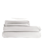 Royal Comfort - Balmain 1000TC Bamboo cotton Quilt Cover Sets (Queen) - White - Rear View