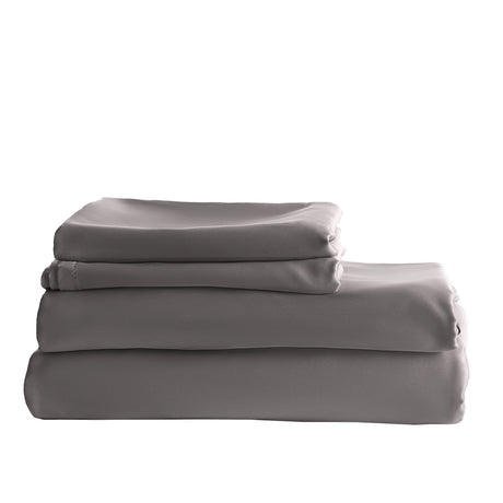 Royal Comfort - Balmain 1000TC Bamboo cotton Quilt Cover Sets (Queen) - Pewter-1951134823263375366