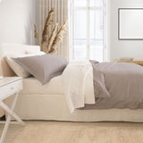 Royal Comfort - Balmain 1000TC Bamboo cotton Quilt Cover Sets (Queen) - Dove-1951134823460507650
