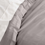 Royal Comfort - Balmain 1000TC Bamboo cotton Quilt Cover Sets (Queen) - Dove - 45-Degree Angle