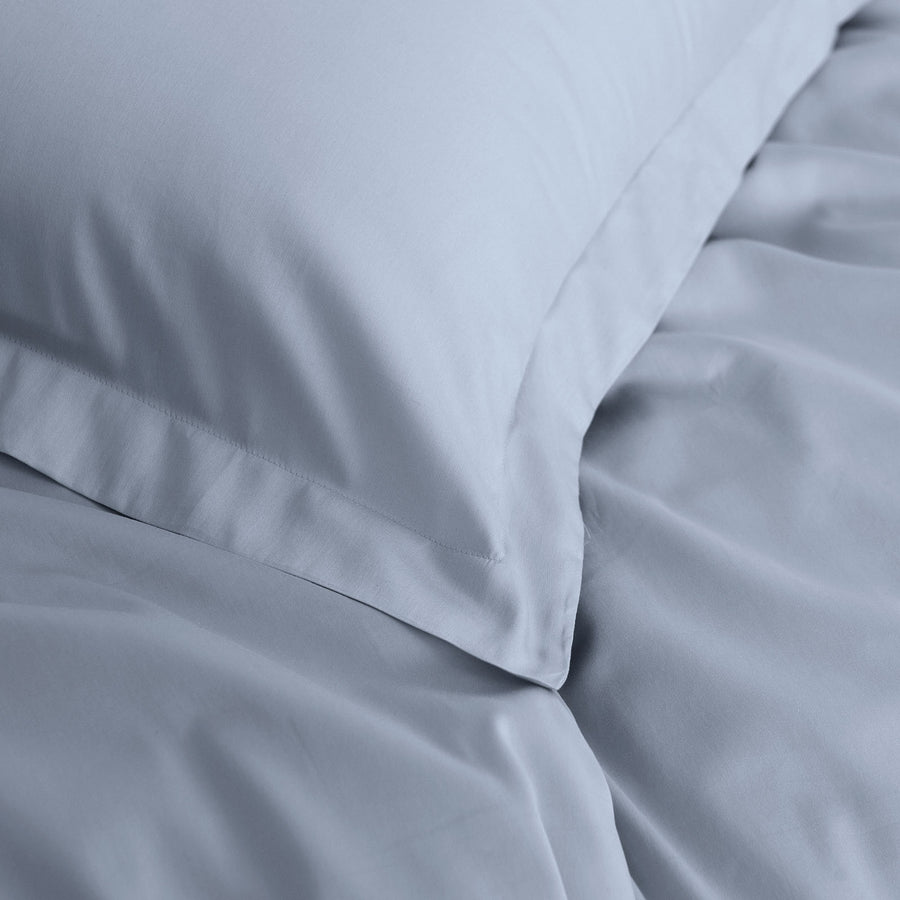 Royal Comfort - Balmain 1000TC Bamboo cotton Quilt Cover Sets (Queen) - Blue Fog-1951134823645057028