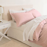 Royal Comfort - Balmain 1000TC Bamboo cotton Quilt Cover Sets (Queen) - Blush