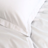 Royal Comfort - Balmain 1000TC Bamboo cotton Quilt Cover Sets (King) - White - Top-Down View