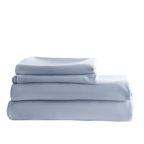 Royal Comfort - Balmain 1000TC Bamboo cotton Quilt Cover Sets (King) - Blue Fog-1951134824609746950