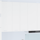 Hanging Cabinet White 60 x 31 x 100 cm Engineered Wood - Side View