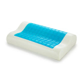 Royal Comfort - Gel Memory Foam Pillow Contour - Twin Pack - Side View