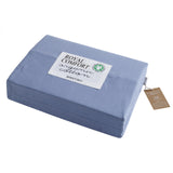 Royal Comfort - 250TC 100% Organic Cotton 4 Piece Sheet Set - Queen - Indigo