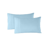 Royal Comfort 1200TC Ultrasoft 4 Piece Sheet Set - Double - Sky Blue-1951134857270792194