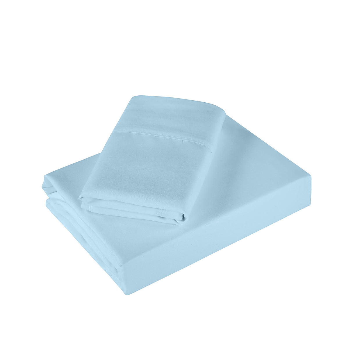 Royal Comfort 1200TC Ultrasoft 4 Piece Sheet Set - Double - Sky Blue-1951134857270792195