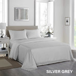 Royal Comfort 1200TC Ultrasoft 4 Piece Sheet Set - Queen - Silver-1951134858197733381