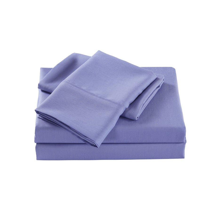 Royal Comfort Bamboo Cooling 2000TC Sheet Set - Double-Mid Blue-1951134860089364482