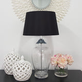Lattice Decorative Lidded Jar Tall Flower Motive adding a modern touch to your space - Front View