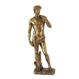Golden David Statue 35cmH. Golden coloured statue of David