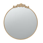 Baroque Gold Round Mirror Large 91. Will Compliment any lifestyle for years to come