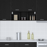 Hanging Cabinet Black Oak 30 x 29,5 x 80 cm Engineered Wood