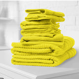 Royal Comfort Eden Egyptian Cotton 600 GSM 8 Piece Towel Pack Yellow-1951134891970269185