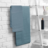 Royal Comfort Eden Egyptian Cotton 600 GSM 8 Piece Towel Pack Turquoise - 45-Degree Angle