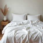 Royal Comfort 1500TC Cotton Rich Fitted 4 PC Sheet sets King White-1951134868184371201