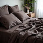 Royal Comfort 1500TC Cotton Rich Fitted 4 PC Sheet sets King Dusk Grey-1951134868444418050