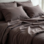 Royal Comfort 1500TC Cotton Rich Fitted 4 PC Sheet sets King Dusk Grey-1951134868444418051