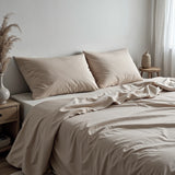 Royal Comfort 1500TC Cotton Rich Fitted 4 PC Sheet sets King Stone