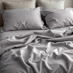 Royal Comfort 1500 TC Cotton Rich Fitted sheet 4 PC Set King-Indigo-1951134868935151617
