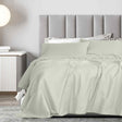 Royal Comfort 1200 Thread count Damask Stripe Cotton Blend sheet sets King Pebble-1951134870528987137