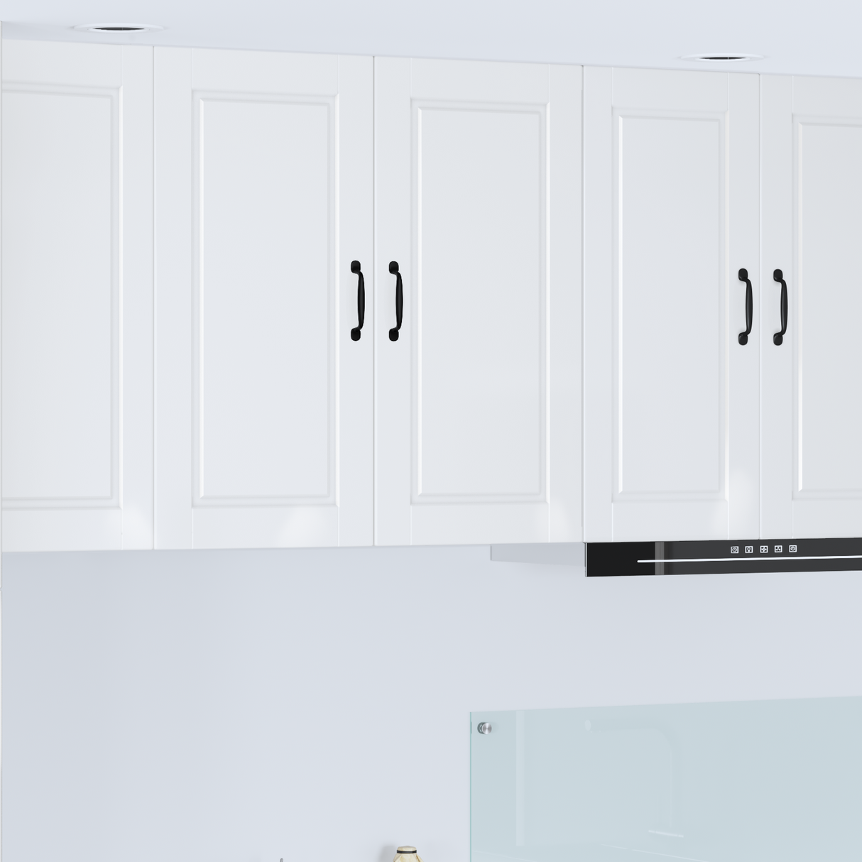Wall Cabinet PORTO High Gloss White 80 x 31 x 80 cm