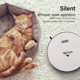MyGenie Smart Robotic Vacuum Cleaner - White - Side View