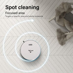 MyGenie Smart Robotic Vacuum Cleaner - White-1951134808264544262