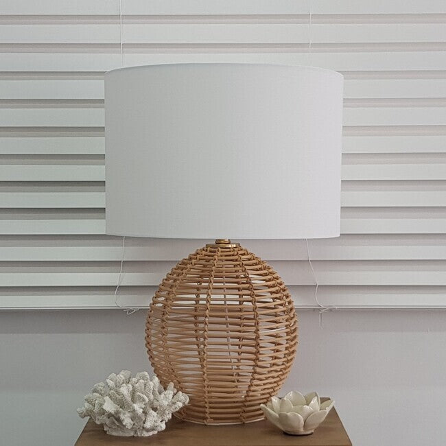 Bridgehampton Bedside Lamp 61cmh, relaxed coastal vibe to any space with this stylish bedside lamp