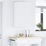 Hanging Cabinet with Door White 50 x 31 x 80 cm Engineered Wood - Top-Down View