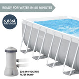 Intex 26788AU Above Ground Swimming Pool Rectangular 4m x 2m with Pump - Close-Up Angle