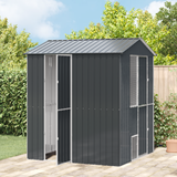 Bird Cage Anthracite 215 x 210 x 247 cm Galvanised Steel - Front View