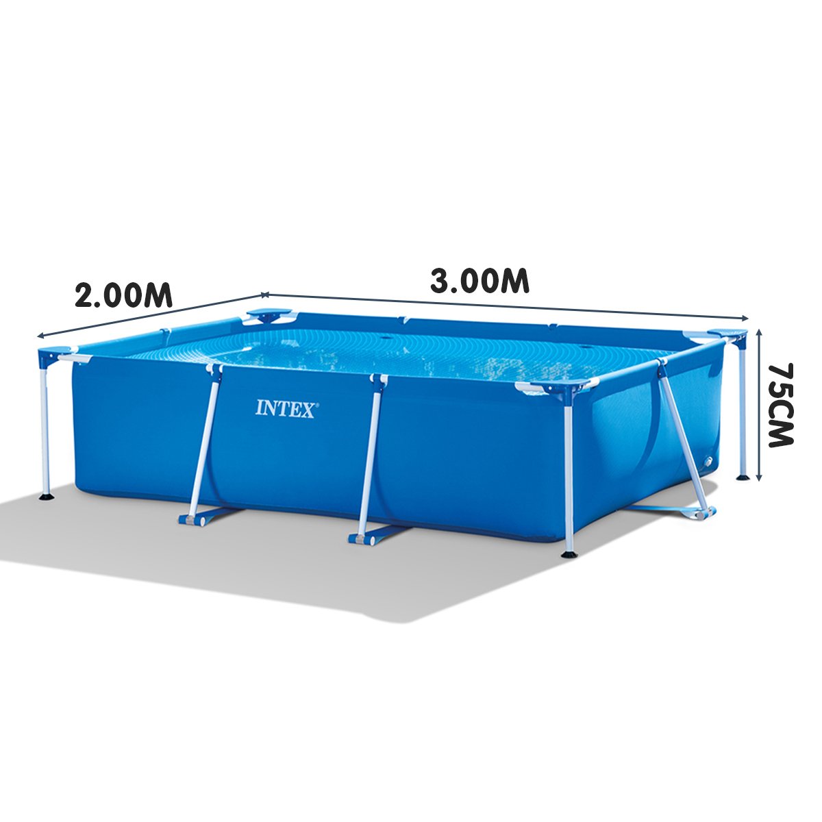 Intex 28272AU Above Ground Swimming Pool Rectangular 3m x 2m