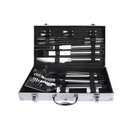 Moyasu 18Pcs BBQ Tool Set Stainless-2006733309673082881