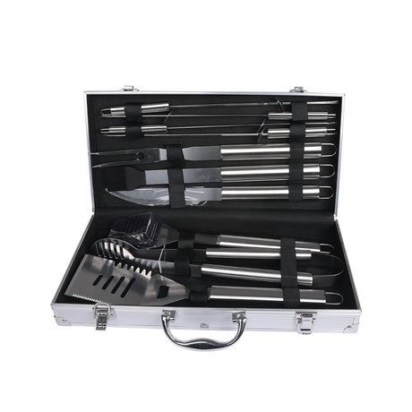 Moyasu 10Pcs BBQ Tool Set Stainless-2006733309522087937