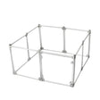 Pawz Pet Playpen Transparent Acrylic Clear Folding Dog Fence Kennel 8 Panel-2018816934879039489