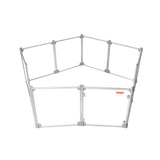 Pawz Pet Playpen Transparent Acrylic Clear Folding Dog Fence Kennel 10 Panel