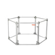 Pawz Pet Playpen Transparent Acrylic Clear Folding Dog Fence Kennel 6 Panel-1954802349851676673
