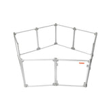 Pawz Pet Playpen Transparent Acrylic Clear Folding Dog Fence Kennel 10 Panel-2018816940117725185