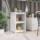 Kitchen Cabinet MEPPEL White 55 x 55 x 92 cm Solid Pine Wood - Side View