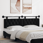 Hanging Headboard Black Velvet