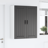 Wall Cabinet LUCCA Black 80 x 31 x 100 cm Engineered Wood